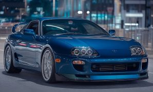 Supra MK4 in Dark Blue Color